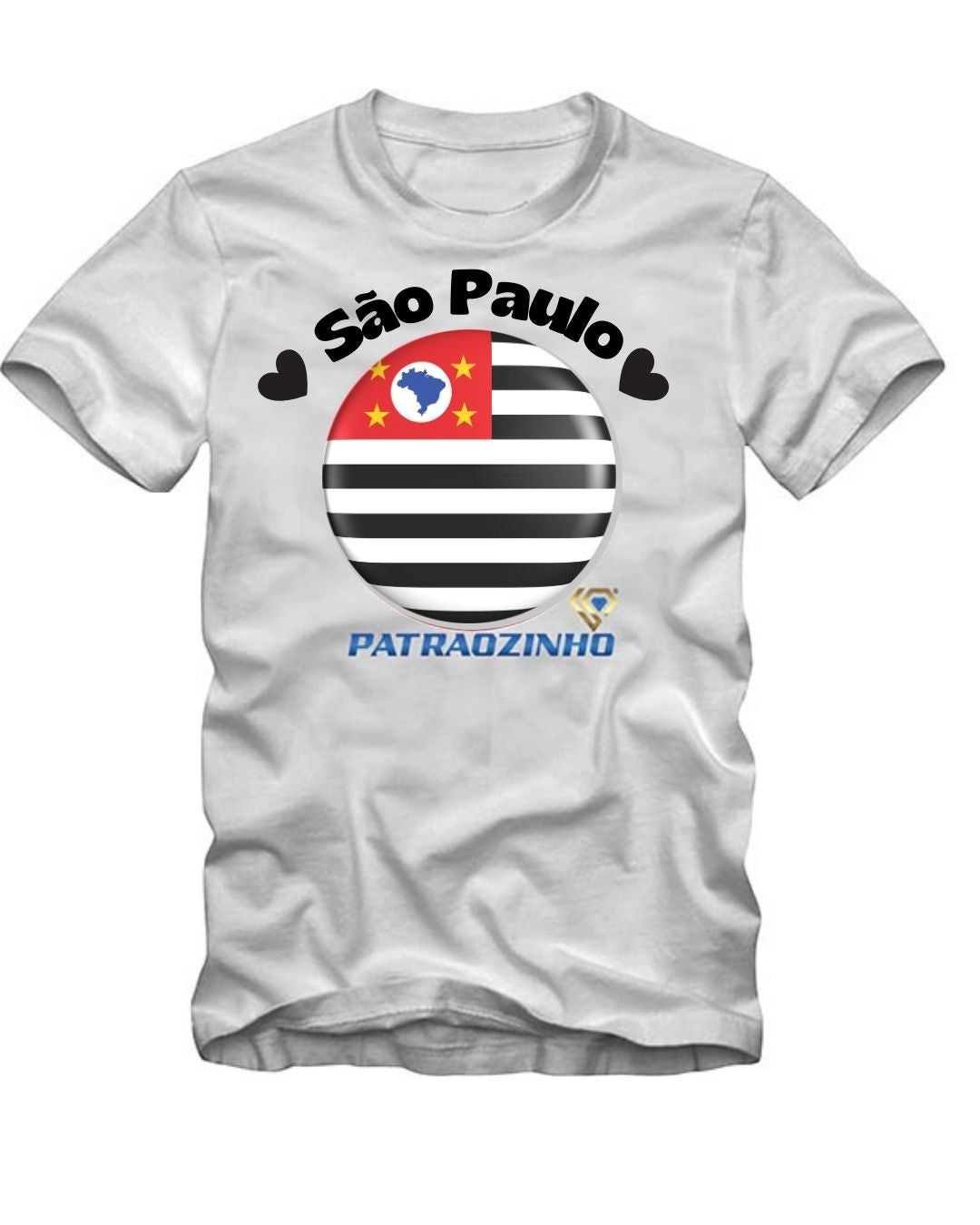 Camiseta Patrãozinho São Paulo Manga Curta