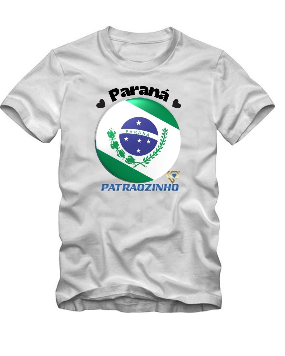 Camiseta Patrãozinho Paraná Manga Curta